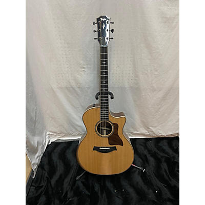 Taylor Used Taylor 814CE DLX V-Class Natural Acoustic Guitar