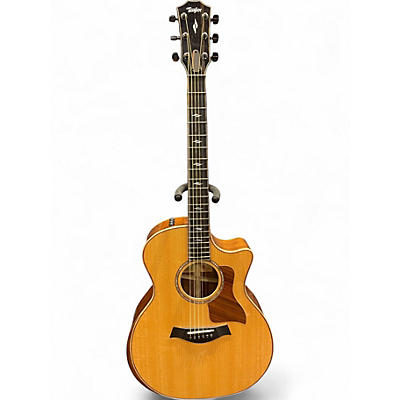 Used Taylor 814CE LTD Natural Acoustic Electric Guitar