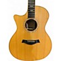 Used Taylor 814CE Left Handed Natural Acoustic Electric Guitar Natural