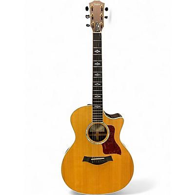 Used Taylor 814CE NATURAL Acoustic Electric Guitar