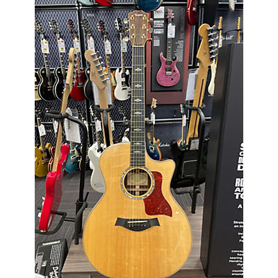 Taylor Used Taylor 814CE Natural Acoustic Electric Guitar