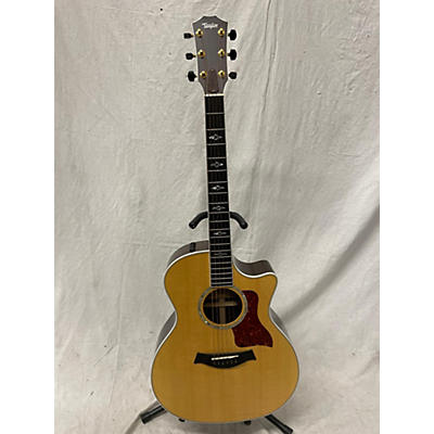 Taylor Used Taylor 814CE Natural Acoustic Electric Guitar