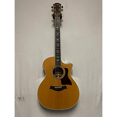 Taylor Used Taylor 814CE Natural Acoustic Electric Guitar