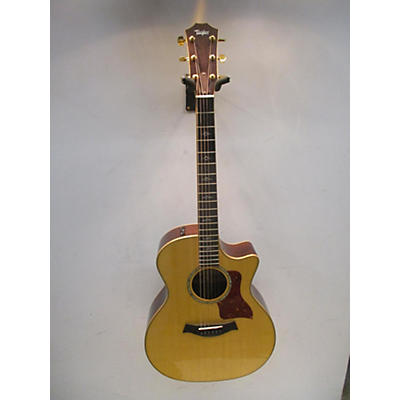 Taylor Used Taylor 814CE Natural Acoustic Electric Guitar