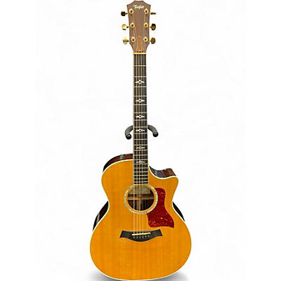 Used Taylor 814CE Natural Acoustic Electric Guitar