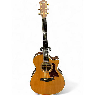 Used Taylor 814CE Natural Acoustic Electric Guitar