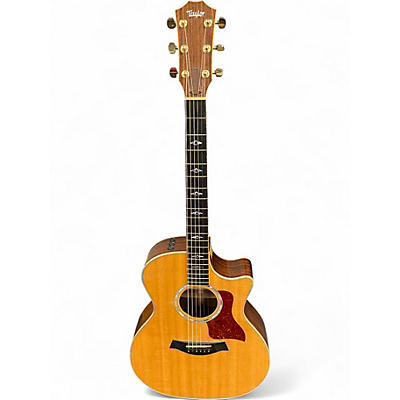 Used Taylor 814CE Natural Acoustic Electric Guitar