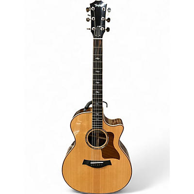 Used Taylor 814CE Vintage Natural Acoustic Electric Guitar