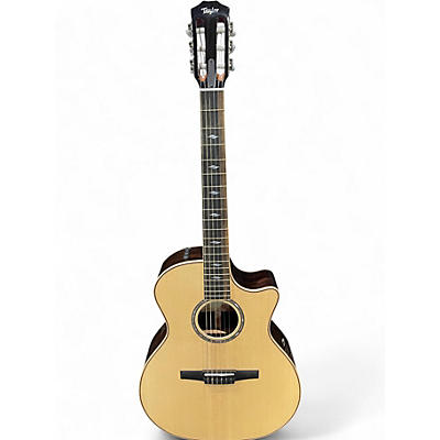 Used Taylor 814CEN Natural Classical Acoustic Electric Guitar