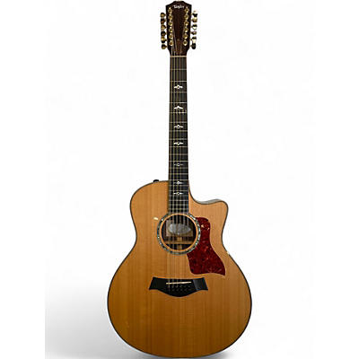 Used Taylor 856CE Natural 12 String Acoustic Electric Guitar