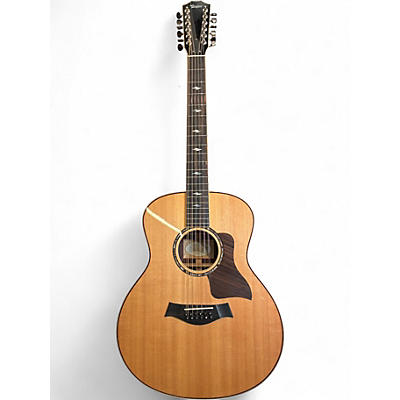Used Taylor 856e Natural 12 String Acoustic Electric Guitar