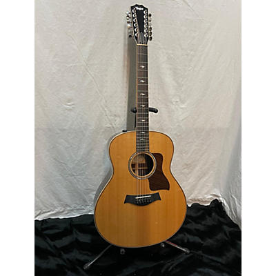 Taylor Used Taylor 858e Natural 12 String Acoustic Electric Guitar