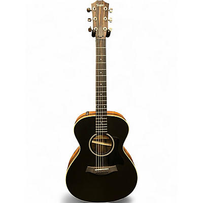 Used Taylor AD12E Ebony Blacktop Acoustic Electric Guitar