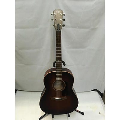 Taylor Used Taylor Ad27e Flametop Shaded Edge Burst Acoustic Electric Guitar