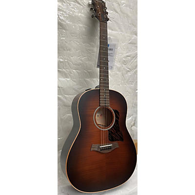 Taylor Used Taylor Ad27e Flametop Shaded Edge Burst Acoustic Electric Guitar