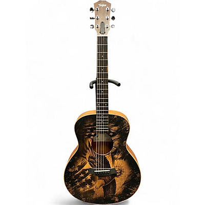 Used Taylor Americana Bald Eagle design Acoustic Guitar