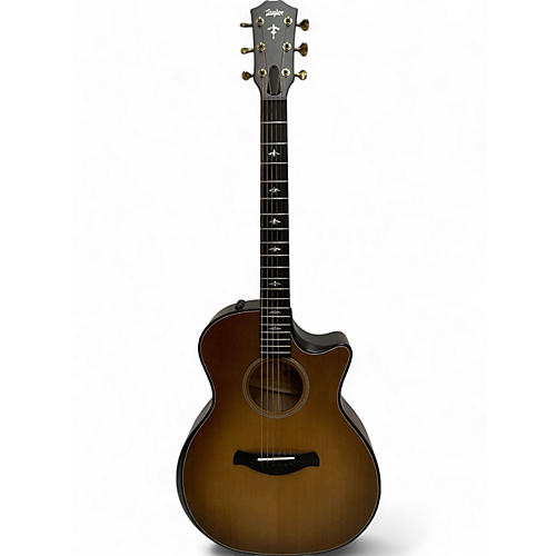 Taylor Used Taylor Builders Edition 614CE Honey Burst Acoustic Electric Guitar Honey Burst