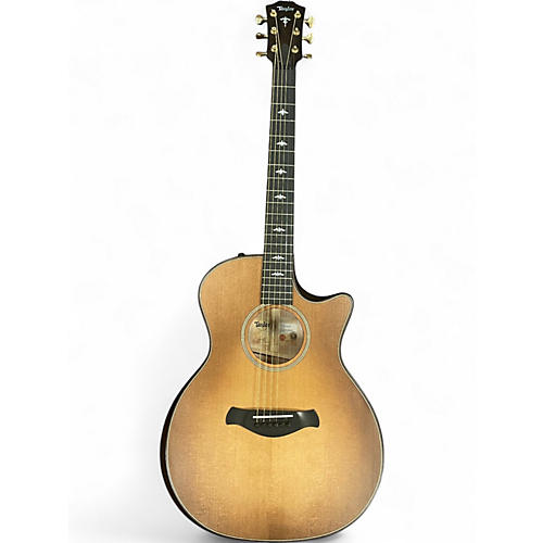 Used Taylor Builder's Edition 614CE Honey Burst Acoustic Electric Guitar Honey Burst