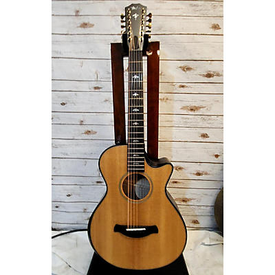 Used Taylor Builders Edition 652 Natural 12 String Acoustic Electric Guitar