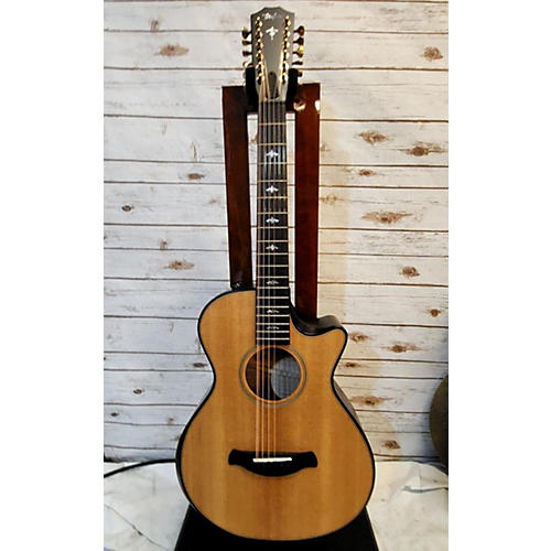 Taylor Used Taylor Builders Edition 652 Natural 12 String Acoustic Electric Guitar Natural