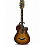 Used Taylor Builder's Edition 652ce 12 String 2 Color Sunburst 12 String Acoustic Electric Guitar 2 Color Sunburst