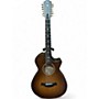 Used Taylor Builder's Edition 652ce 12 String Honey Wild Burst 12 String Acoustic Electric Guitar Honey Wild Burst