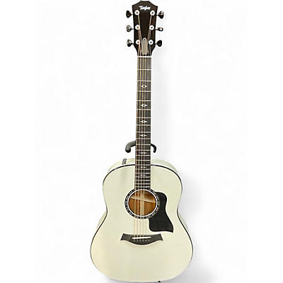 Used Taylor C17E Pearl White Acoustic Electric Guitar