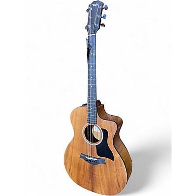 Used Taylor CUSTOM 224CE-K DLX Natural Acoustic Guitar