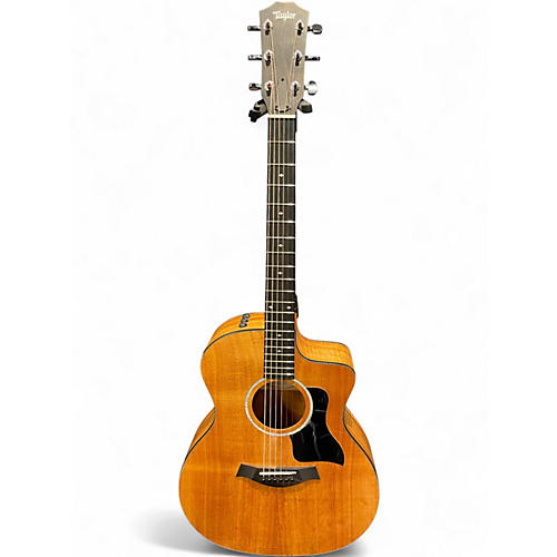 Used Taylor CUSTOM 224ce-k DLX Natural Acoustic Electric Guitar Natural