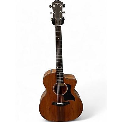 Used Taylor Custom 224CE K DLX Koa Acoustic Electric Guitar