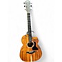 Used Taylor Custom 224ce-K Deluxe Natural Acoustic Electric Guitar Natural