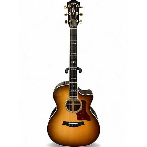 Used Taylor Custom 414CE 2 Color Sunburst Acoustic Electric Guitar 2 Color Sunburst