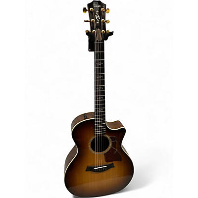 Used Taylor Custom 414CE Sunburst Acoustic Electric Guitar