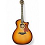 Used Taylor Custom 414CE V-Class Sunburst Acoustic Electric Guitar Sunburst