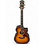 Used Taylor Custom 414ce Sunburst Acoustic Electric Guitar Sunburst