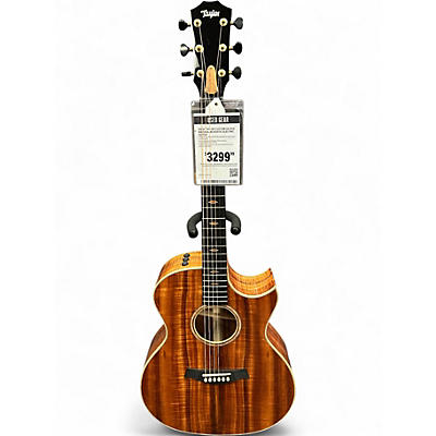 Used Taylor Custom GA Koa Natural Acoustic Electric Guitar