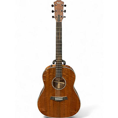 Used Taylor Custom GP Walnut Natural Acoustic Electric Guitar