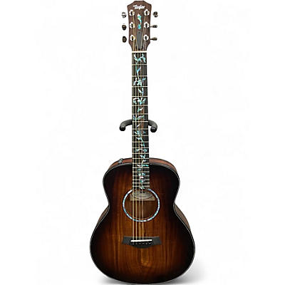 Used Taylor GS Mini Koa E Plus Edge Burst Acoustic Electric Guitar