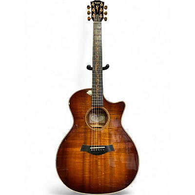 Used Taylor K24CE 2 Color Sunburst Acoustic Electric Guitar