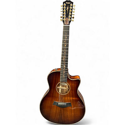Used Taylor K66CE SHADED EDGE BURST 12 String Acoustic Electric Guitar