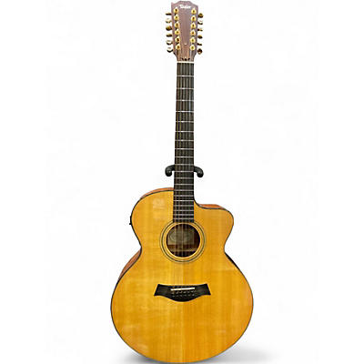 Used Taylor LKSM Leo Kottke Signature Natural 12 String Acoustic Electric Guitar