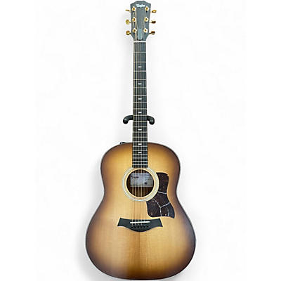 Used Taylor SUNSET BLVD 117E SEB Edgeburst Acoustic Guitar