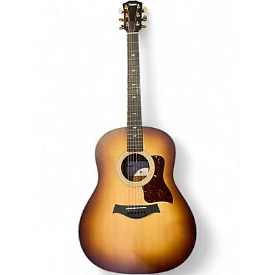 Used Taylor Sunset Blvd 117e Sunset Edgeburst Acoustic Electric Guitar