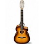 Used Taylor Sunset Blvd 214CE-N plus 2 Tone Sunburst Classical Acoustic Electric Guitar 2 Tone Sunburst