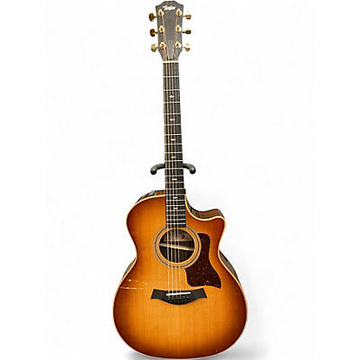 Used Taylor Sunset Blvd 414ce Sunset Edgeburst Acoustic Electric Guitar