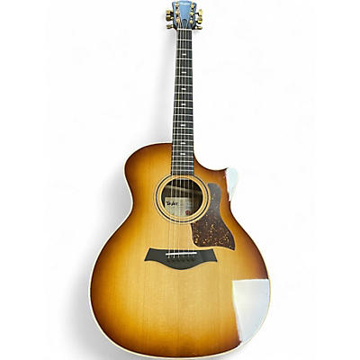 Used Taylor Sunset Blvd Grand Auditorium 414CE Sunset Edgeburst Acoustic Guitar