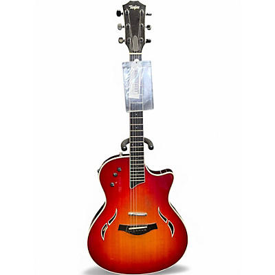 Used Taylor T5S Dark Cherry Burst Hollow Body Electric Guitar