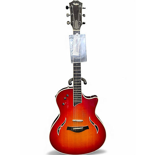 Used Taylor T5S Dark Cherry Burst Hollow Body Electric Guitar Dark Cherry Burst