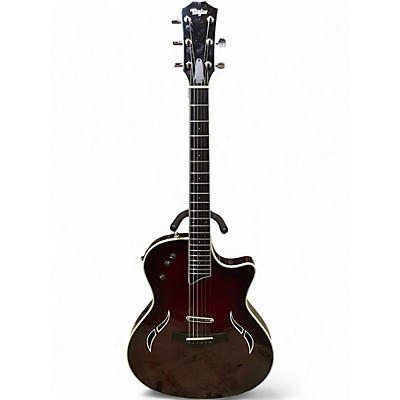 Used Taylor T5S Red Edgeburst Hollow Body Electric Guitar