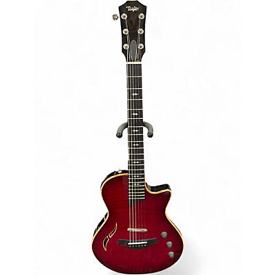 Used Taylor T5Z Classic Trans Red Acoustic Electric Guitar